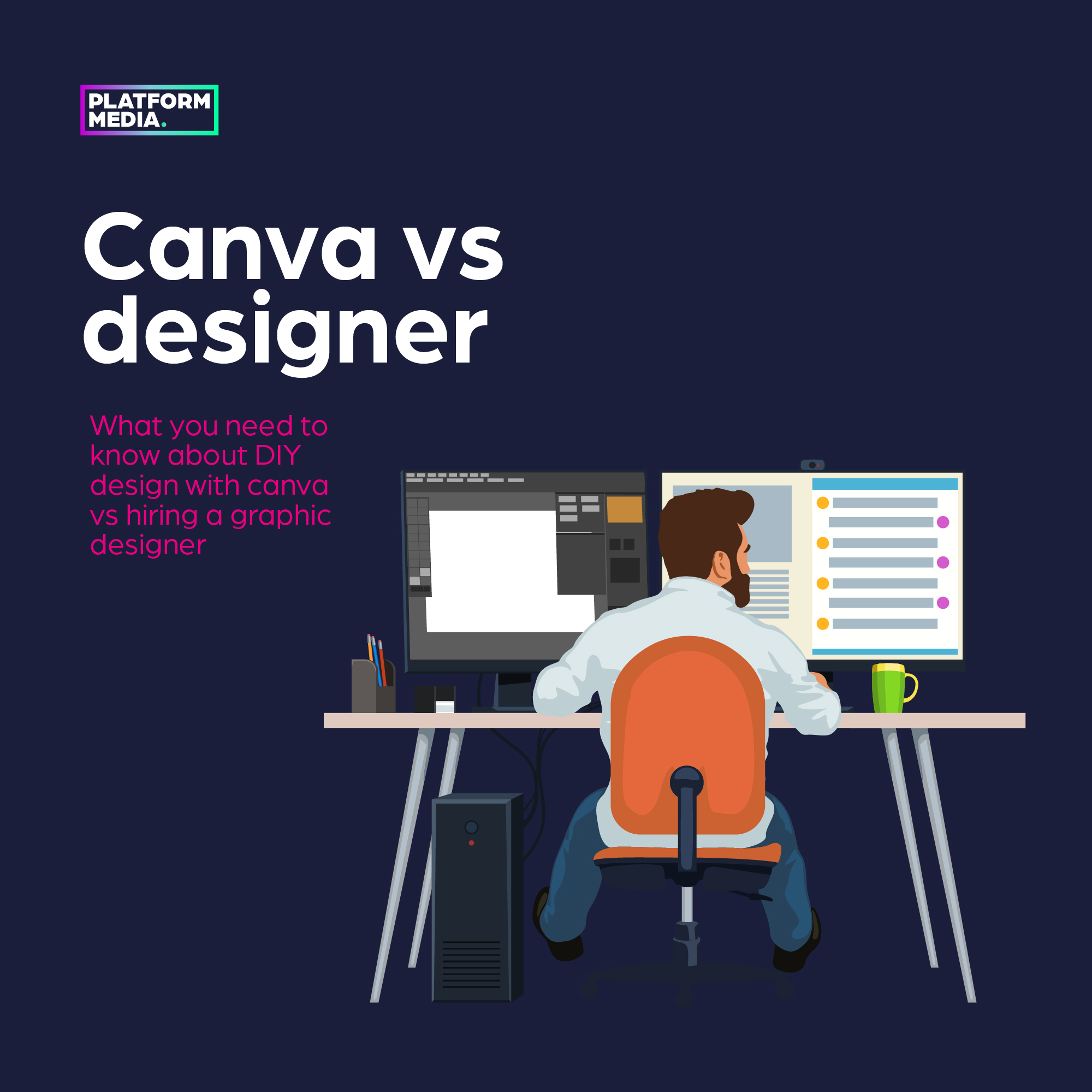 DIY with Canva vs. Hiring a Professional Graphic Designer