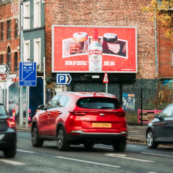 great victoria street smirnoff ooh ad